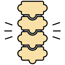 espina dorsal icono