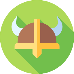 Viking helmet icon