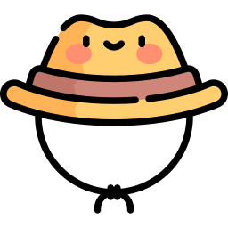 Fishing hat icon