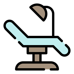 Dentist chair icon