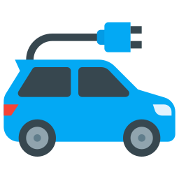 Electric car icon