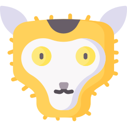 Crowned lemur icon