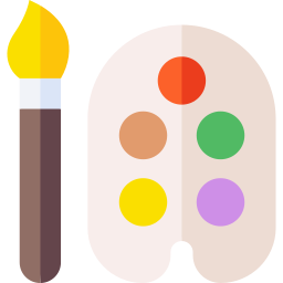 palette de peinture Icône