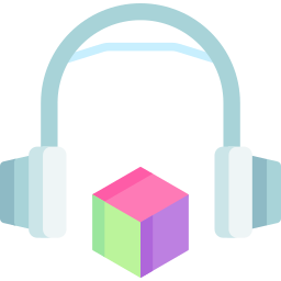 audio 3d icono