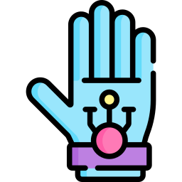 Wired glove icon