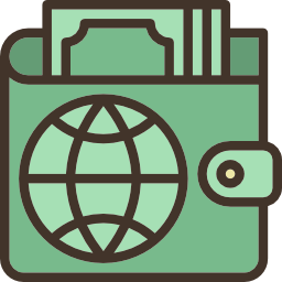 online-brieftasche icon