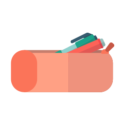 Pencil case icon