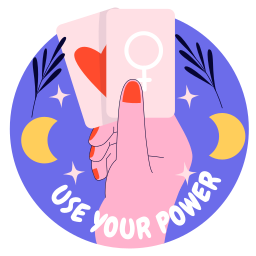 poder femenino sticker