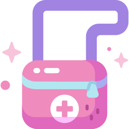 First aid bag icon