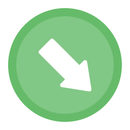 Down right arrow icon