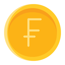 Swiss franc icon