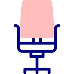 Desk chair icon