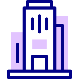 edificio per uffici icona