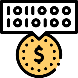 l'argent numérique Icône