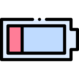 niski poziom baterii ikona
