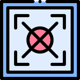 enfoque automático icono
