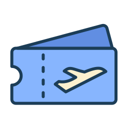 Boarding pass icon