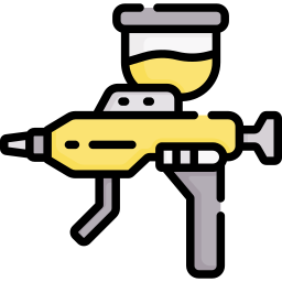 pistola a spruzzo icona