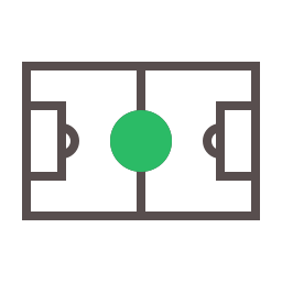 campo da calcio icona