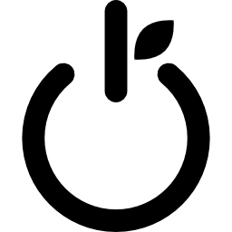 Fruit power button icon