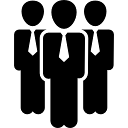 Businessman team icon