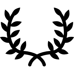 Two branches symbol of frame icon