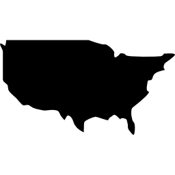 carte des États-unis Icône