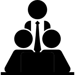 Computer workers team icon