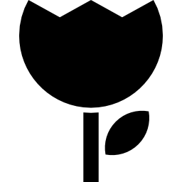 símbolo de interfaz de cámara de fotos de forma de flor icono