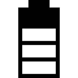 simbolo dell'interfaccia del livello della batteria icona