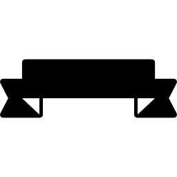 forma de banner de cinta icono