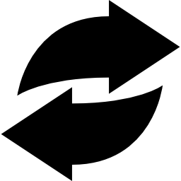 Refresh arrows symbol of interface icon