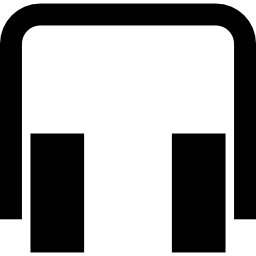 ストレート形状のヘッドホン icon