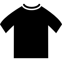Черная мужская футболка иконка