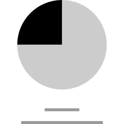 cirkeldiagram icoon