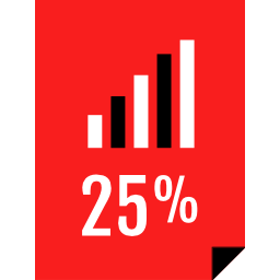 gráfico de barras Ícone