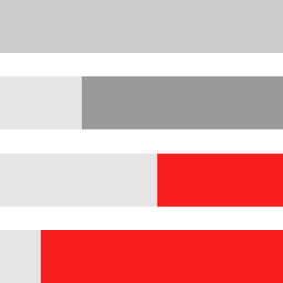 gráfico de barras icono