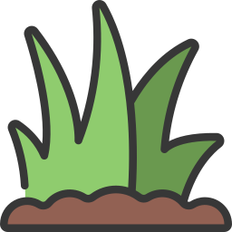 hojas de hierba icono