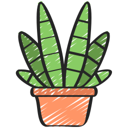 planta zebra Ícone