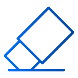 gomma per cancellare icona