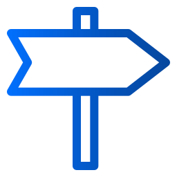 Road sign icon