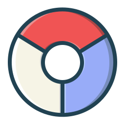 grafika kołowa ikona