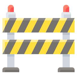 Road block icon
