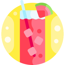 Watermelon cocktail icon