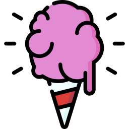 Cotton candy icon