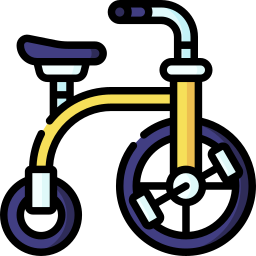 Acrobatic bike icon