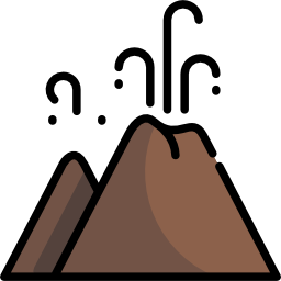 erupción icono