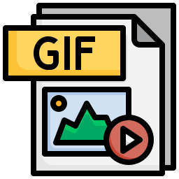 archivo gif icono