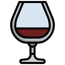 copa de brandy icono