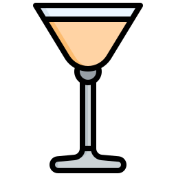bicchiere da cocktail icona